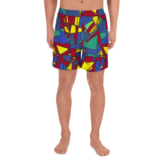 Men's Athletic Shorts - Vibrant Vexation