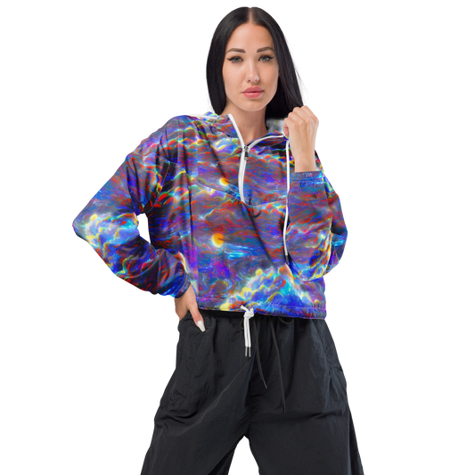 Women's Cropped Windbreaker - Orion Ripple