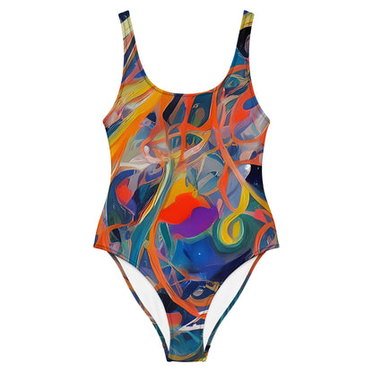 One-Piece Swimsuit - Vivid Tangle