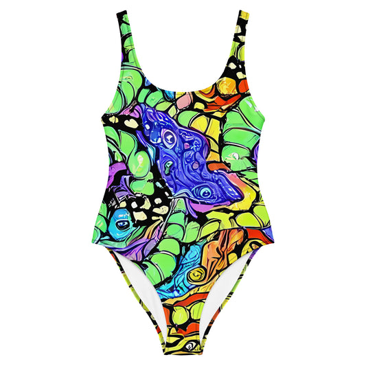 One-Piece Swimsuit - Frostwork Fantasy