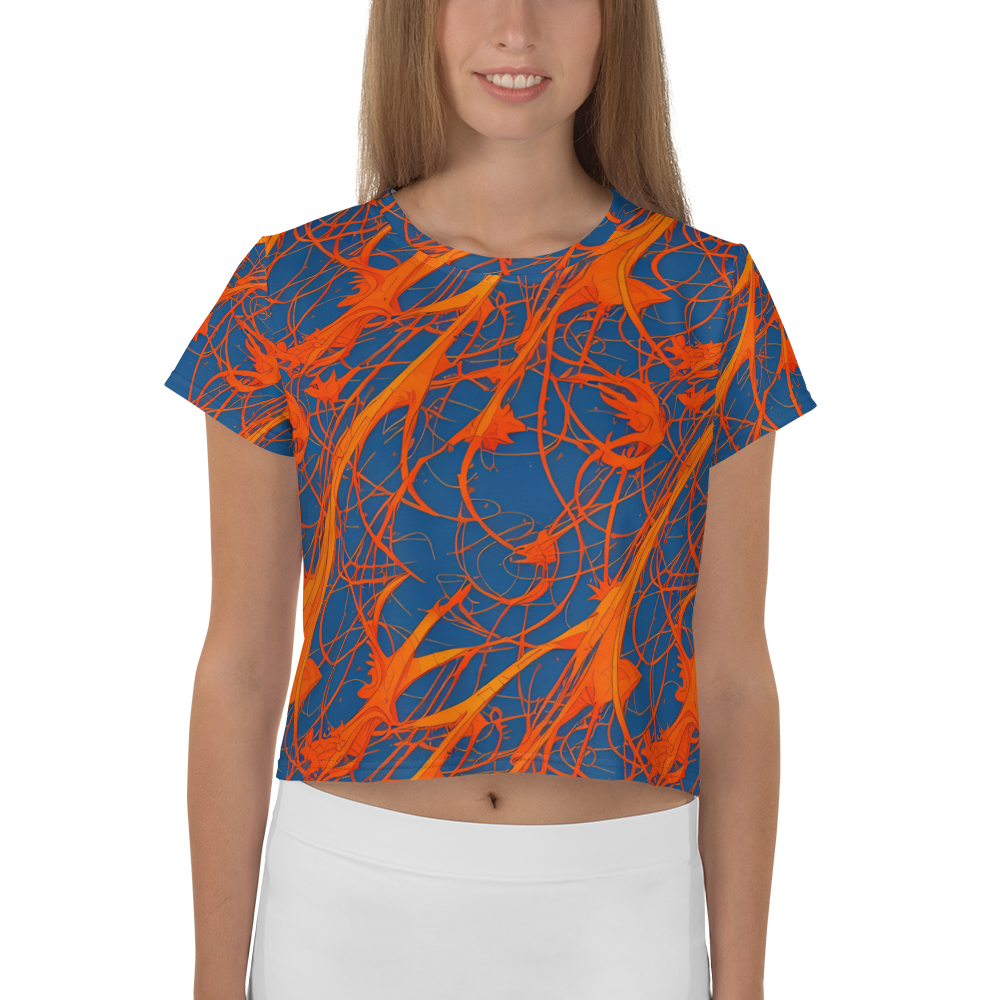 Women's Crop Tee - Nautical Ember