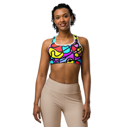 Sports Bra - Radiant Chaos