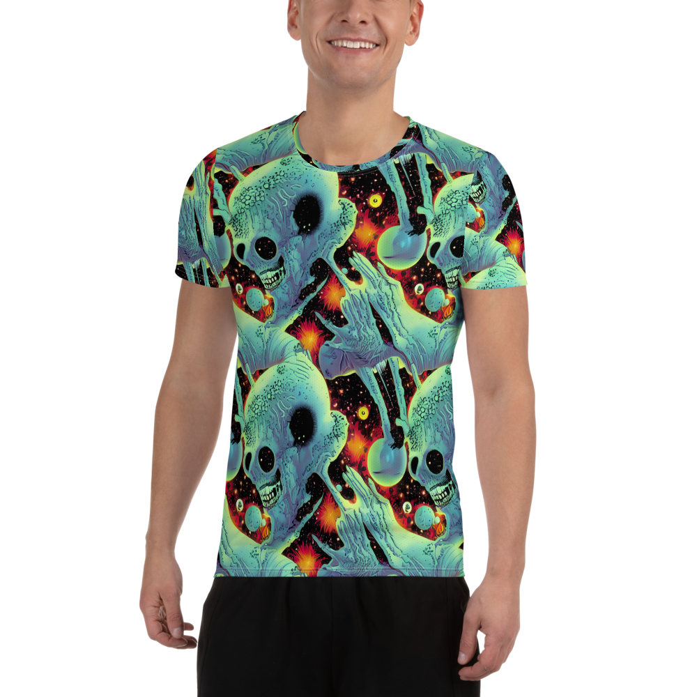 Men's Athletic T-Shirt - Galactic Grotesque