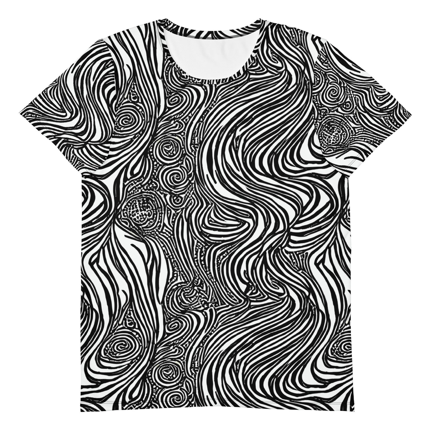 Men's Athletic T-Shirt - Tidal Tangle