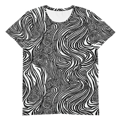 Men's Athletic T-Shirt - Tidal Tangle
