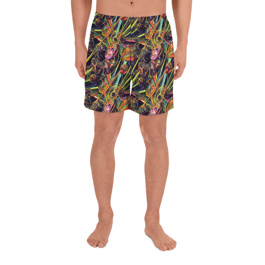 Men's Athletic Shorts - Psychedelic Deep Space