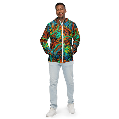 Men's Windbreaker - Flaming Mirage