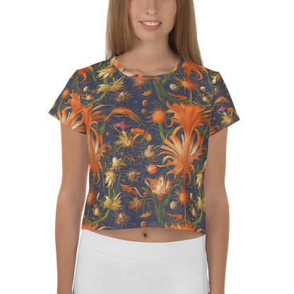 Women's Crop Tee - Stellar Blooms