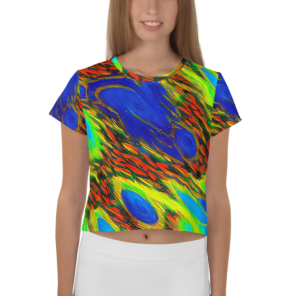 Women's Crop Tee - Hodgkin's Blaze