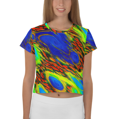 Women's Crop Tee - Hodgkin's Blaze