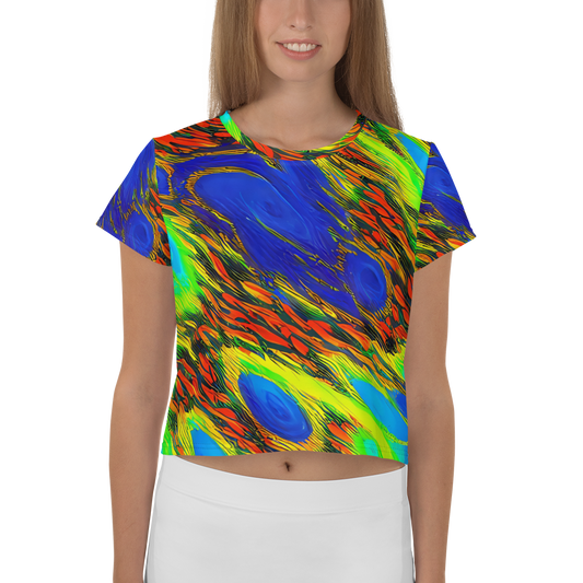 Women's Crop Tee - Hodgkin's Blaze