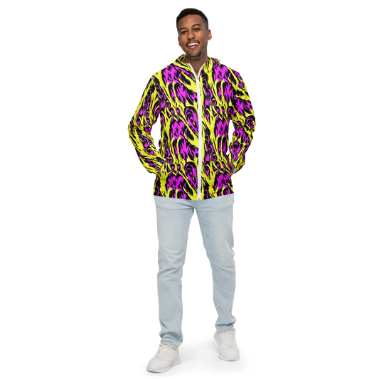 Men's Windbreaker - Neon Savanna