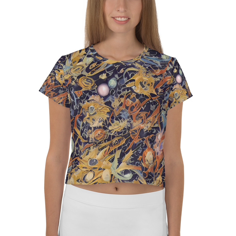 Women's Crop Tee - Quantum Symmetry