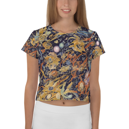 Women's Crop Tee - Quantum Symmetry