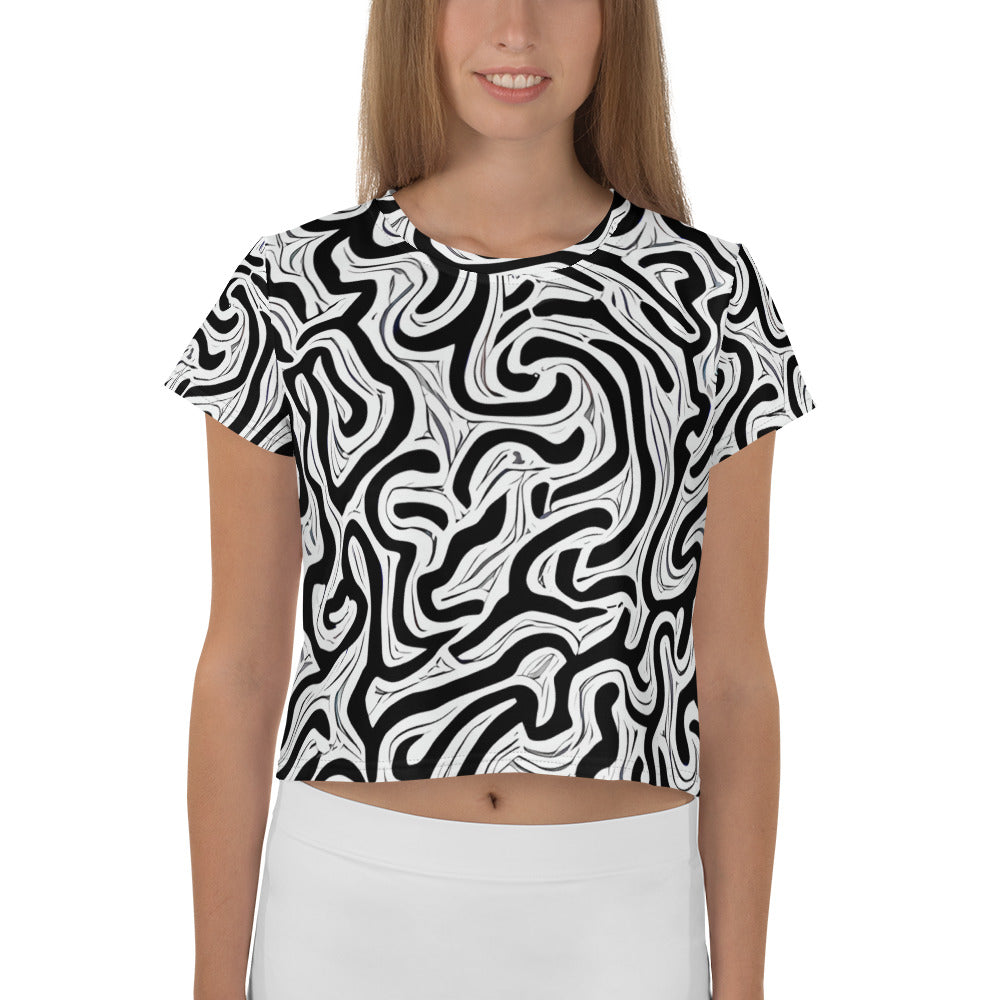 Women's Crop Tee - Inked Dreams