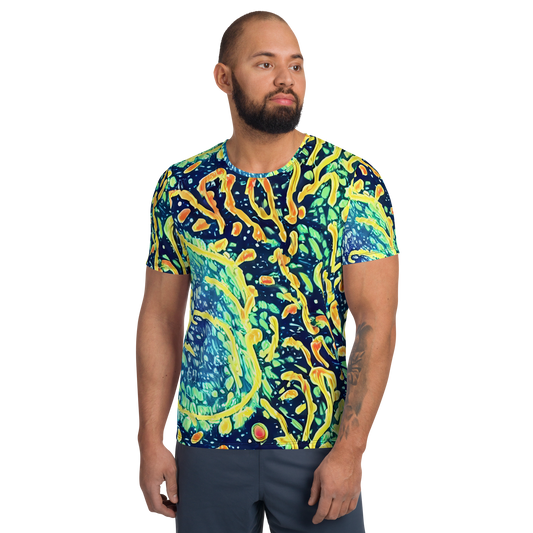 Men's Athletic T-Shirt - Vortex Glow