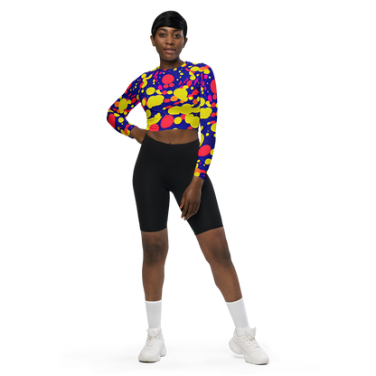 Long Sleeve Crop Top - Void Visions