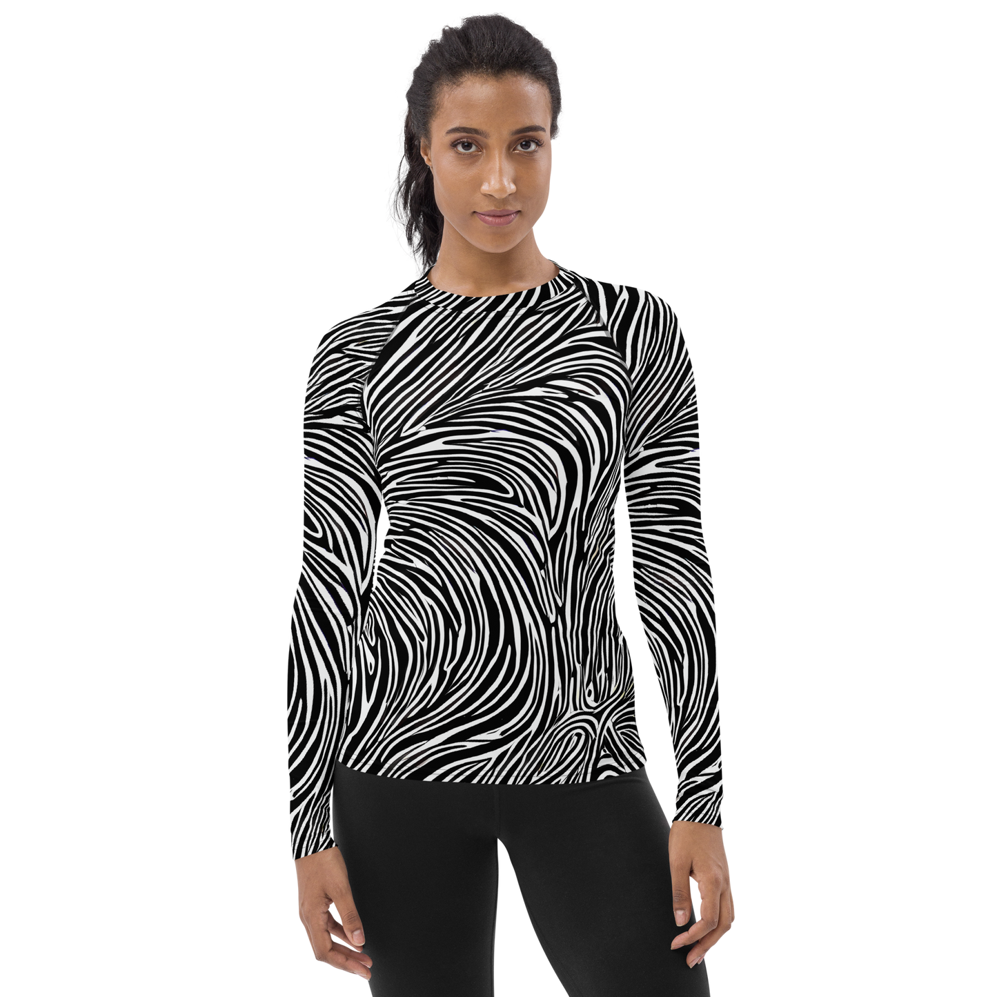 Women's Rash Guard - Morgan's Strata