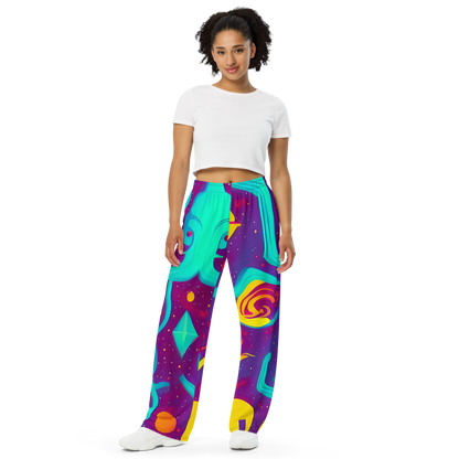 Wide-Leg Pants - Cosmic Current