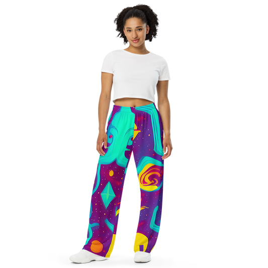 Wide-Leg Pants - Cosmic Current