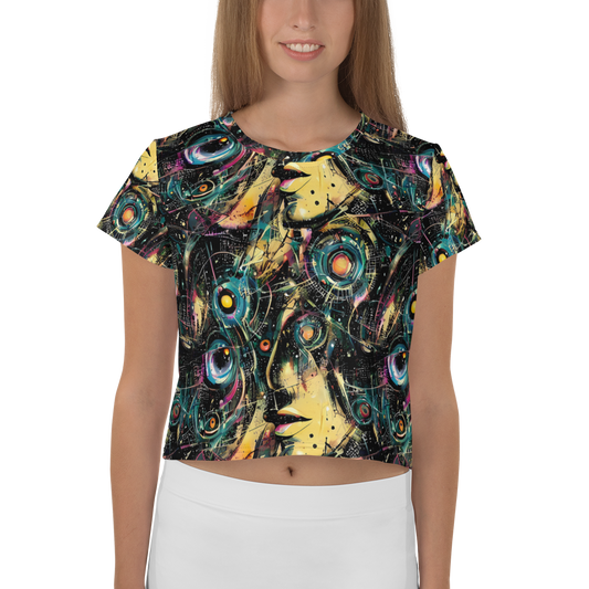 Women's Crop Tee - Celestial Echoes