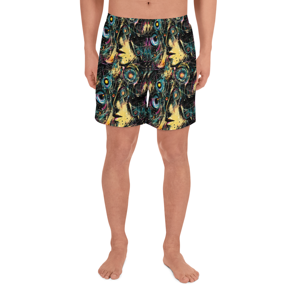 Men's Athletic Shorts - Celestial Echoes