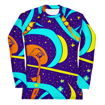 Women's Rash Guard - Stellar Swirl