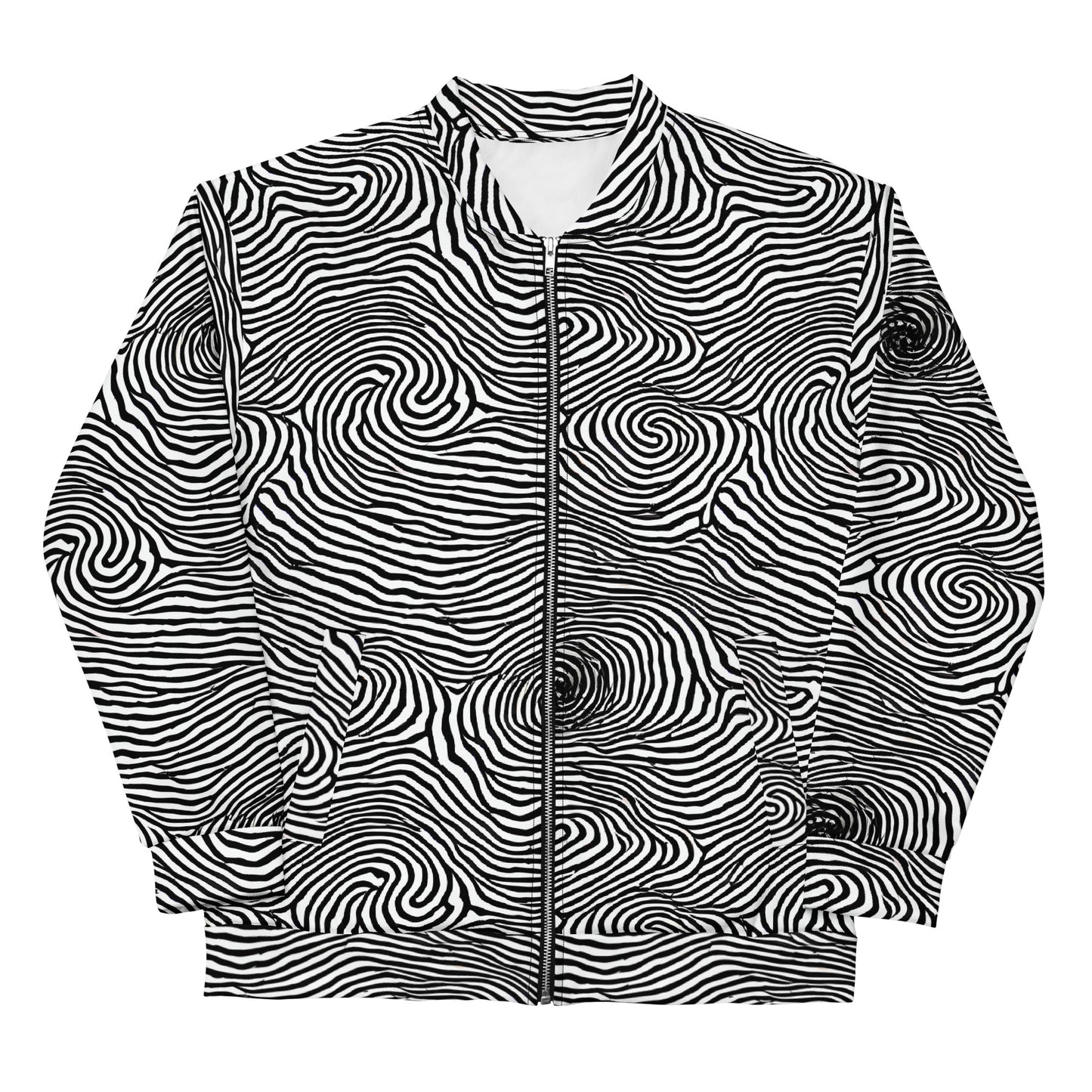 Bomber Jacket - Black And White Rhapsody