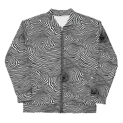 Bomber Jacket - Black And White Rhapsody