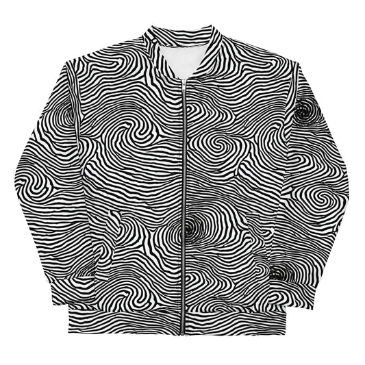 Bomber Jacket - Black And White Rhapsody