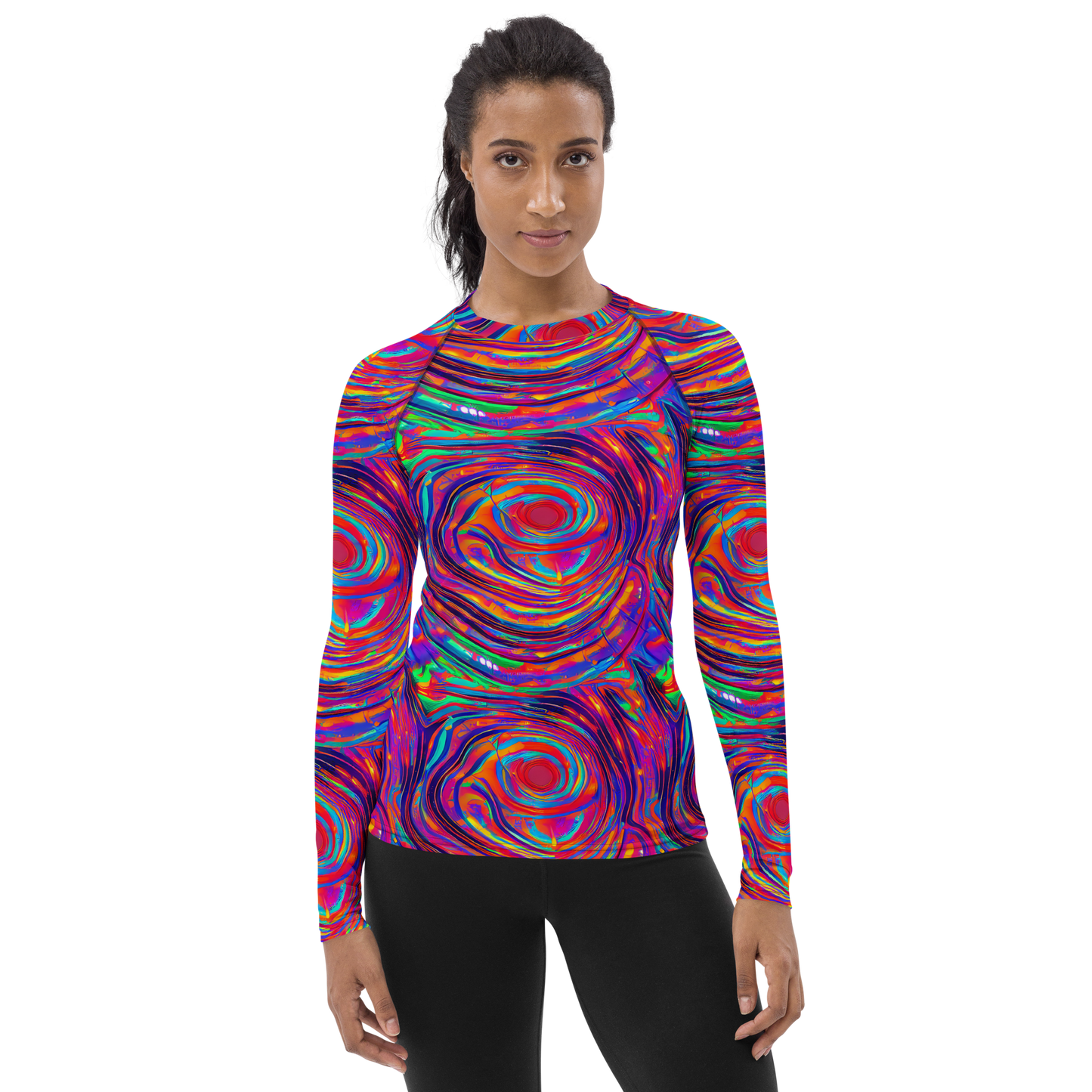 Women's Rash Guard - Quantum Spiral