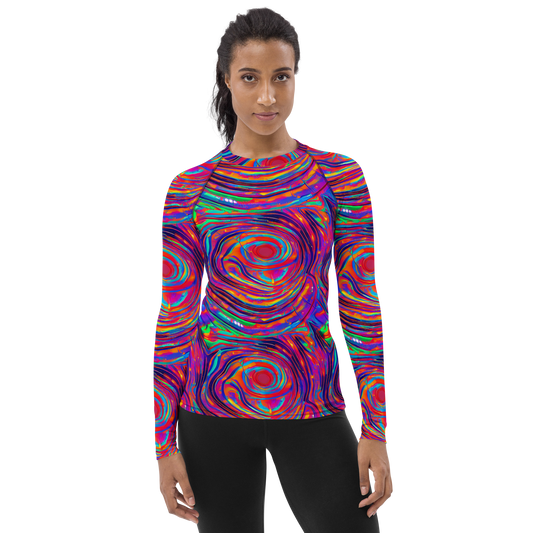 Women's Rash Guard - Quantum Spiral