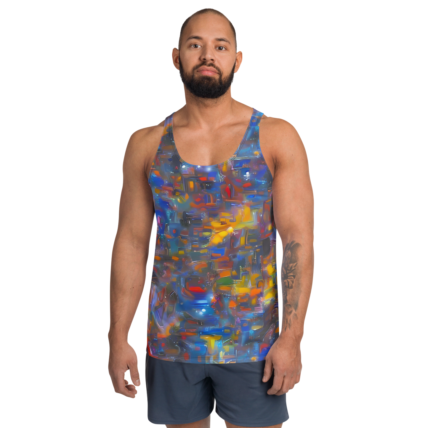 Men's Tank Top - Abstract Conflux