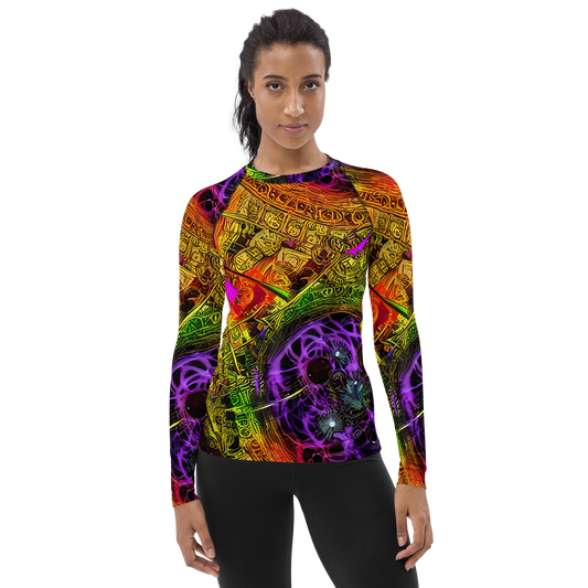 Women's Rash Guard - Neon Glyphworks