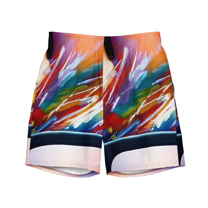 Swim Trunks - Brushstroke Symphony