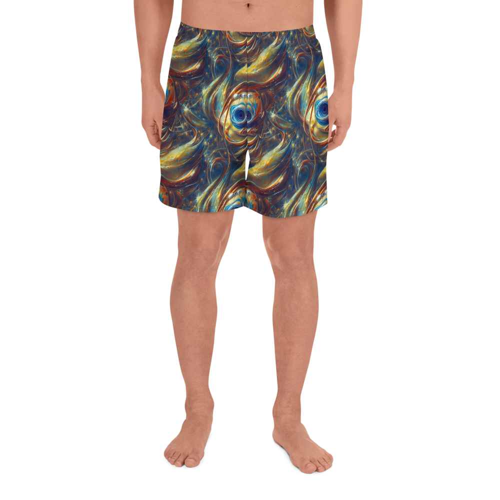 Men's Athletic Shorts - Celestial Vortex
