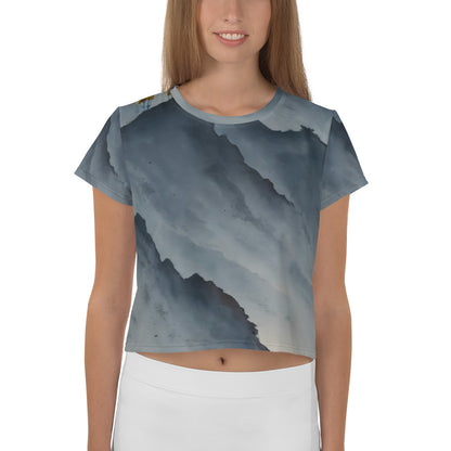 Women's Crop Tee - Misty Mountain Harmony