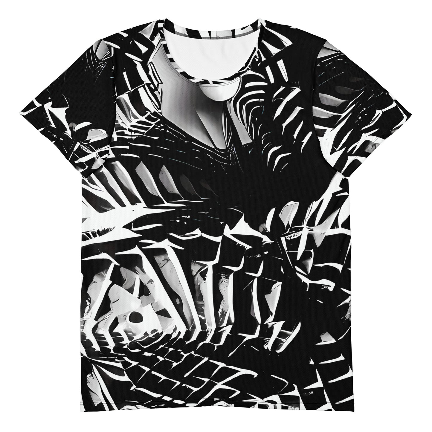 Men's Athletic T-Shirt - Illusion Vortex