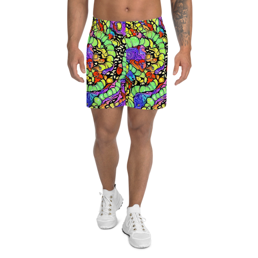 Men's Athletic Shorts - Frostwork Fantasy