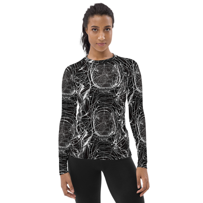 Women's Rash Guard - Nexus of Lines