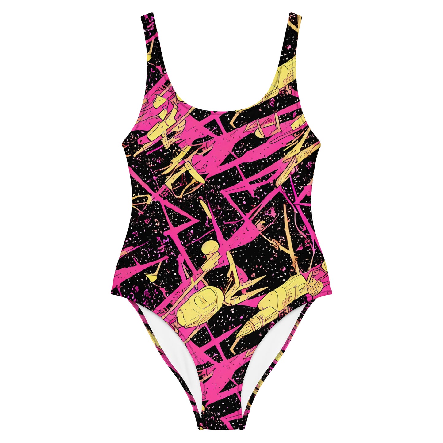 One-Piece Swimsuit - Galaxy Graffiti