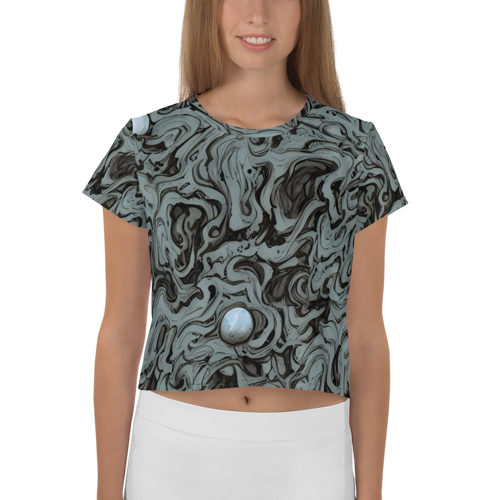 Women's Crop Tee - Caruso Swirl