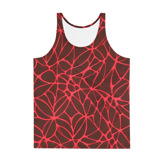 Men's Tank Top - Scarlet Vines