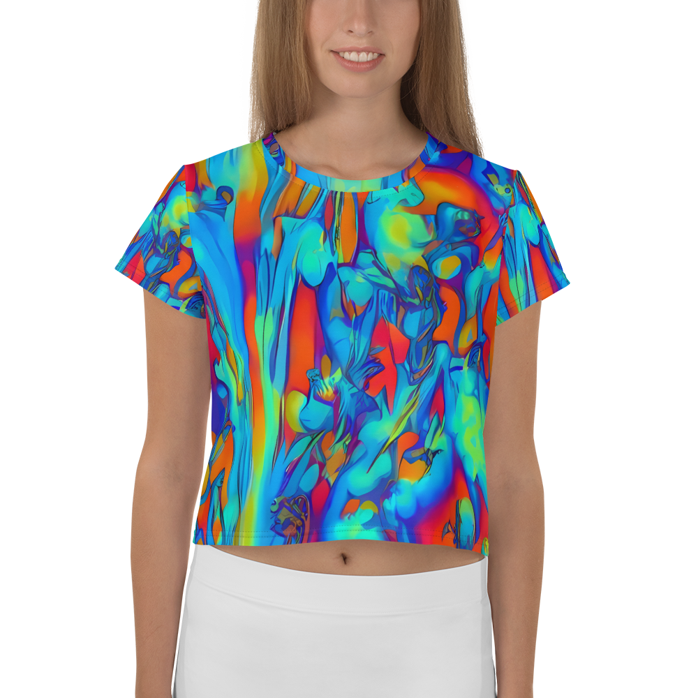 Women's Crop Tee - Vivid Virtuoso