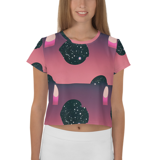 Women's Crop Tee - Dreamscape Horizon