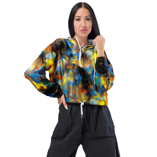 Women's Cropped Windbreaker - Wallis Warp