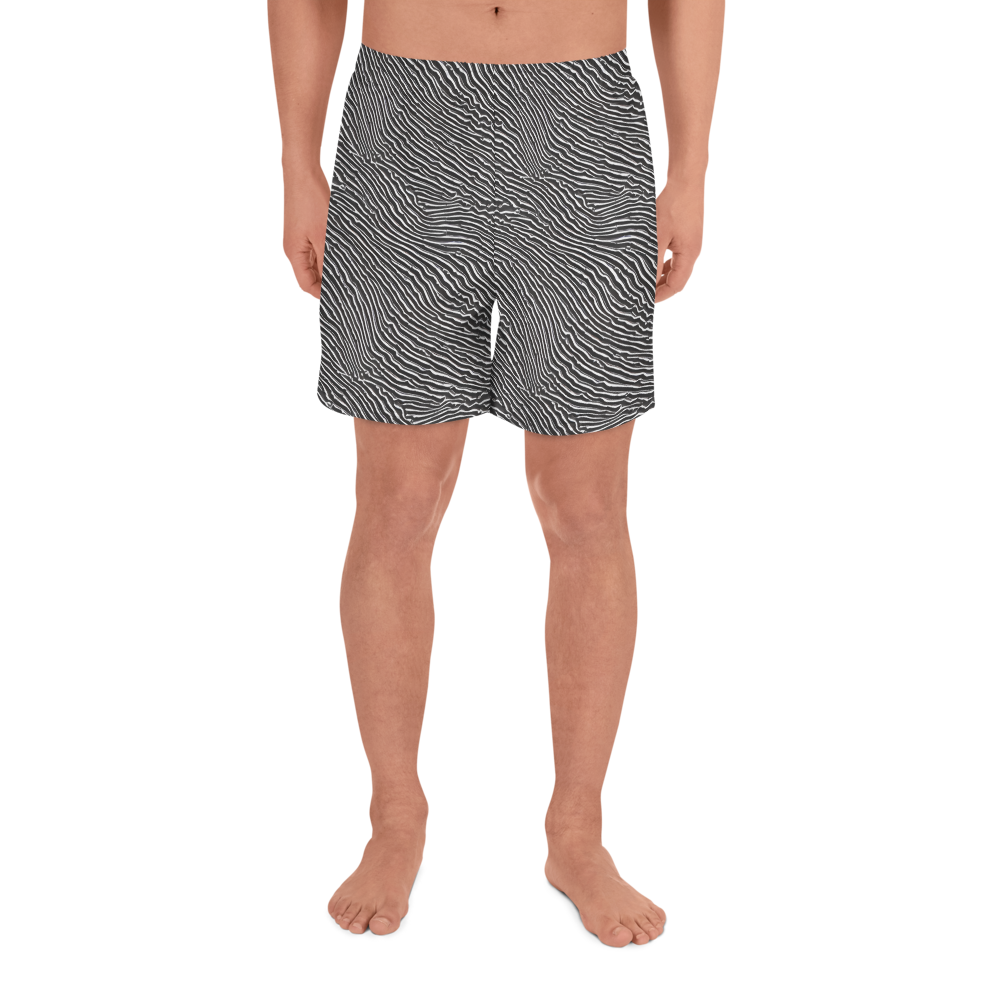 Men's Athletic Shorts - Hypnotic Waves