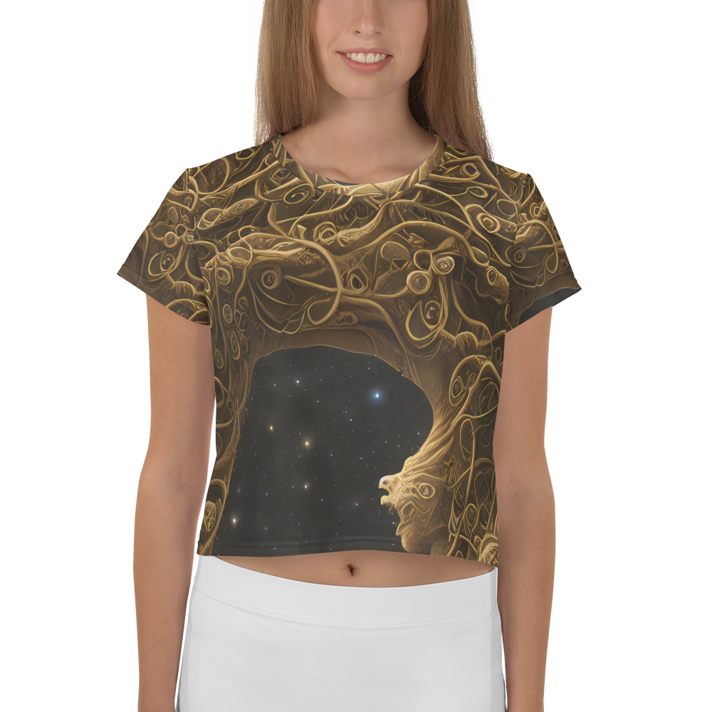 Women's Crop Tee - Gilded Reverie