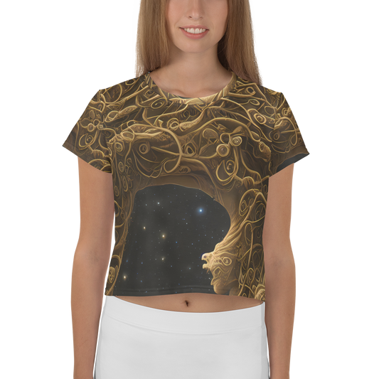 Women's Crop Tee - Gilded Reverie