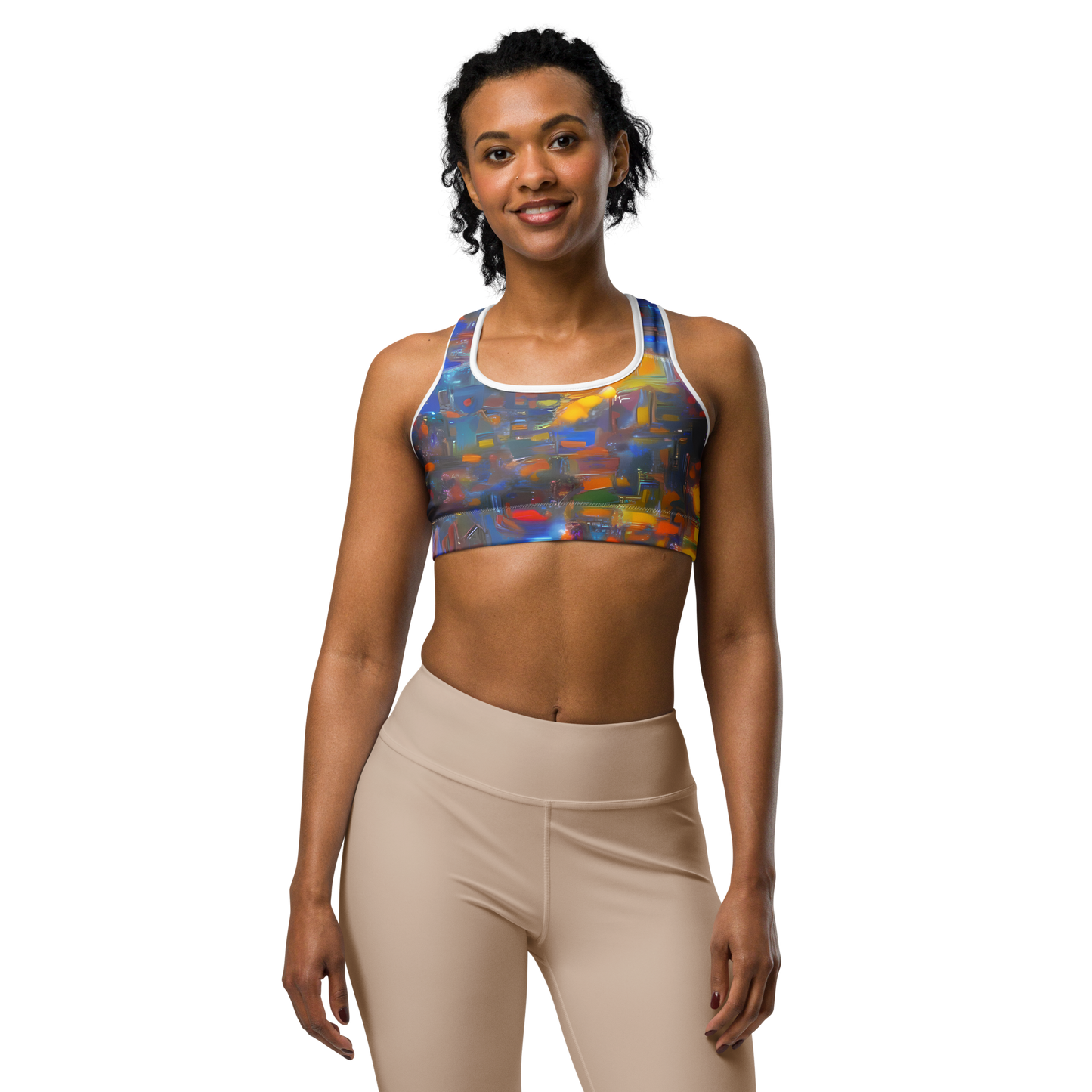 Sports Bra - Abstract Conflux